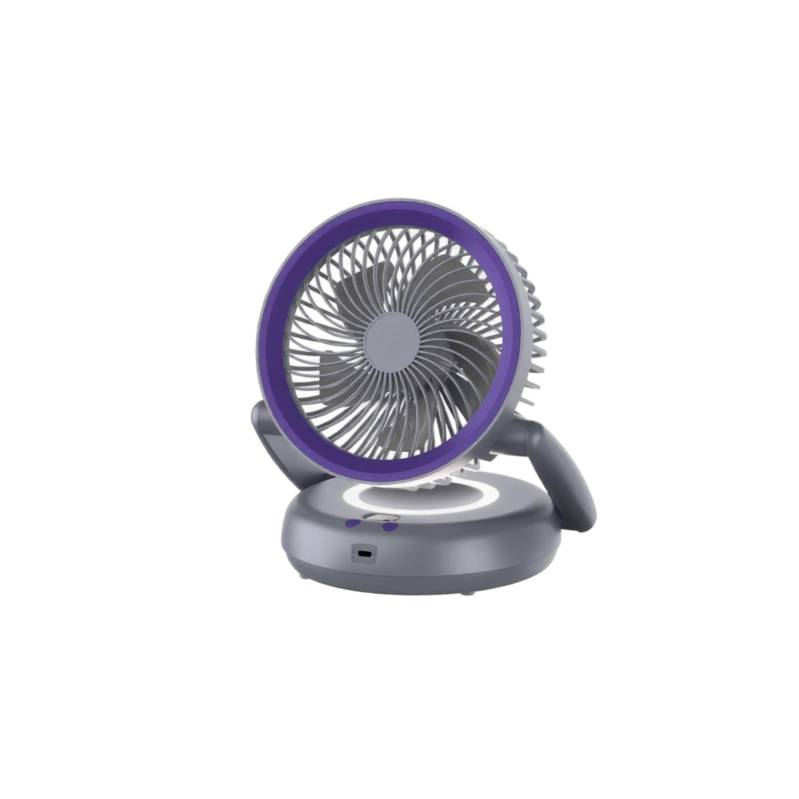 Rechargeable High Airflow Floating Fan Desktop Foldable Wall Mount Small Fan for Dormitory Use Dual Purpose Portable Fan