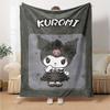 1pc Sanrio Kuromi4 Blanket, Gift, for Men and Women, Soft Blanket, Good for Sofa Bed Couch Travel, Lightweight Flannel Blanket