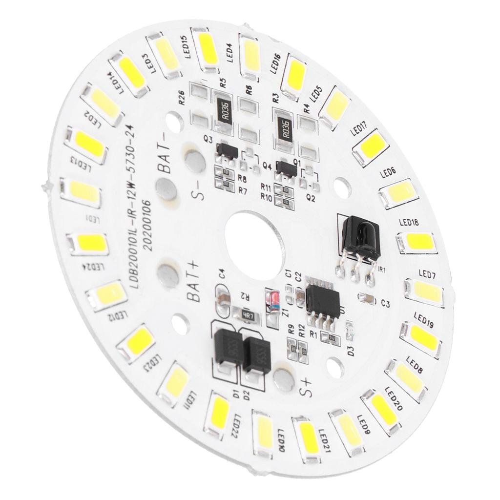 12W 24LED Deckenleuchte Panel 3.2V 3.7V Weiß Warm Lichtquelle mit Fernbedienung