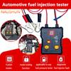 Testeur d'injecteur de carburant et outil de nettoyage DIY Kit d'outils de nettoyage automobile Nettoyeur de rinçage d'injecteur Portable 4 Modes d'impulsion Carburant de voiture
