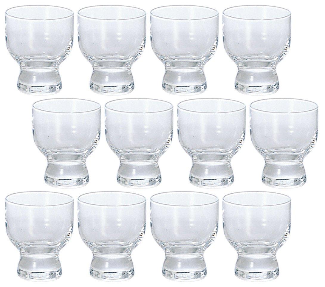 

ADERIA Sake 80ml Mini Ginjo Glasses with High Set of Made in Cups, Glasses, Base, 12, Japan, B-6354
