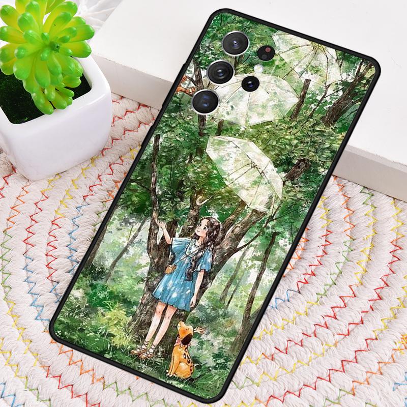The Diary Of A Forest Girl TPU Phone Case For Samsung Galaxy note 10 pro S26 S25 S24 S23 S22 Ultra Plus S21 FE S20 Cover