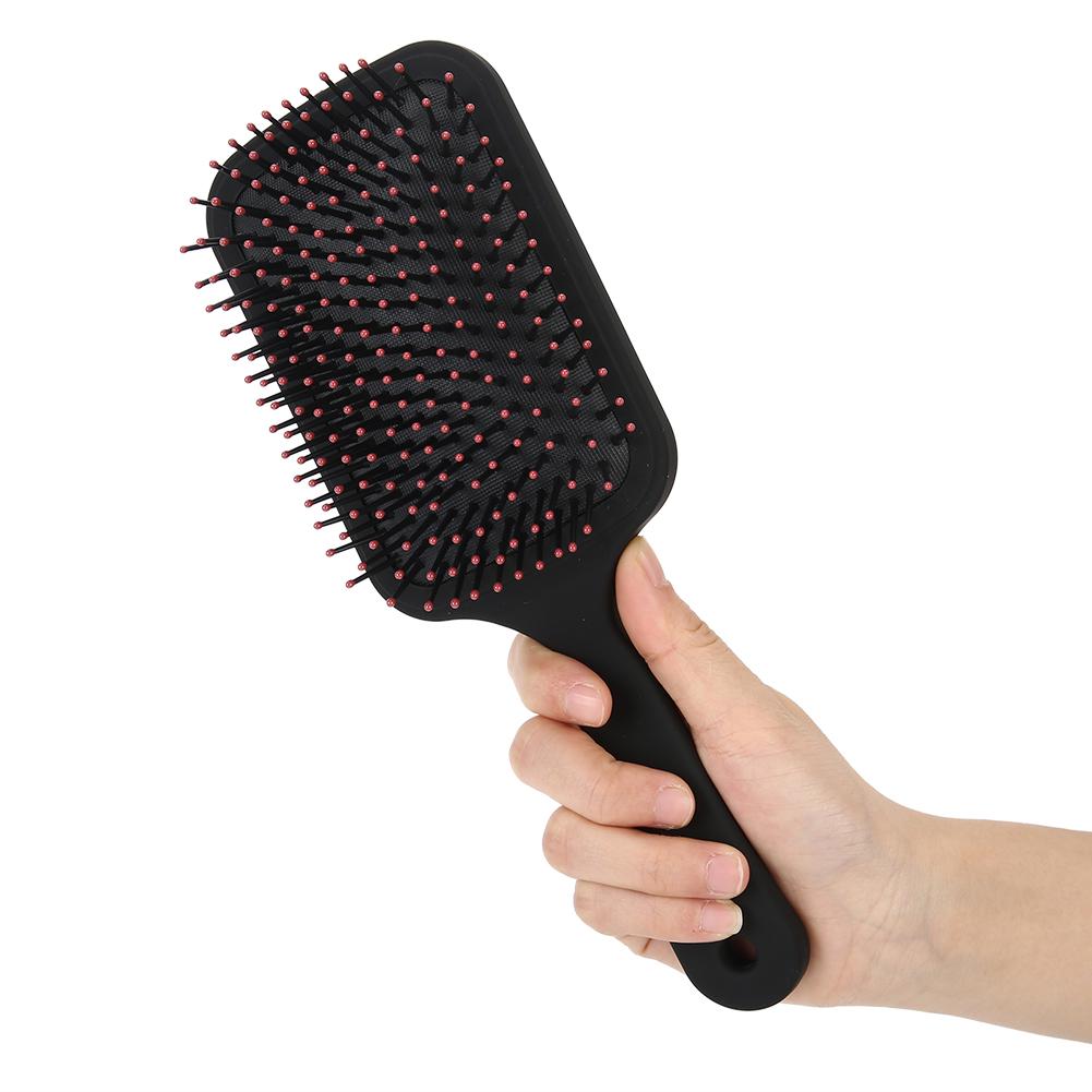 BlueZOO Air Cushion Comb Anti Static Scalp Massage Comb Hair Styling Flat Comb(Black )