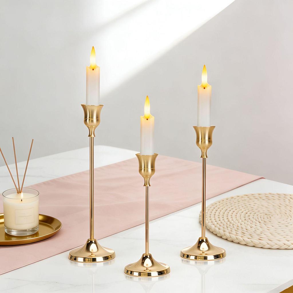 Copper Retro Aromatherapy Candle Holder - Elegant Ornament for Valentine's Day, Weddings, and Dining Tables