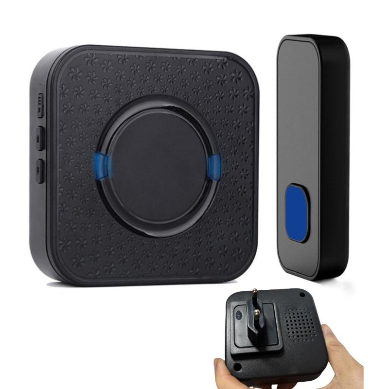 

Intelligent Electronic Doorbells with 433MHz Frequency Waterproof Wireless Chimes System Long Distances Receiver for Apartments 1