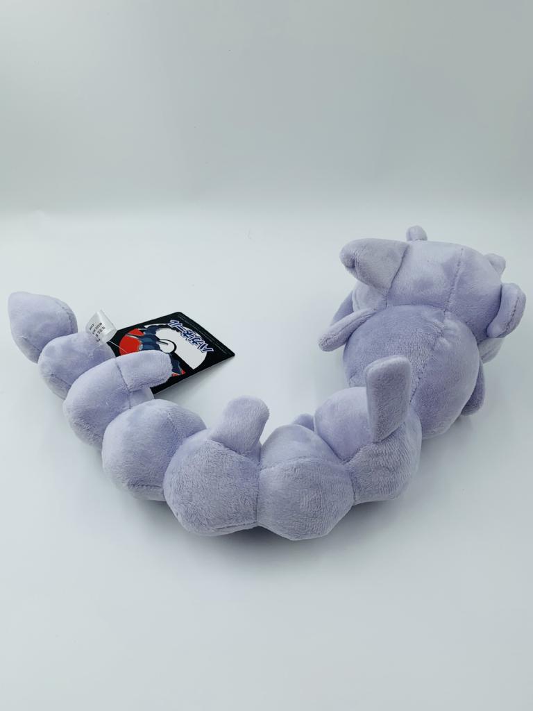 30Cm Poseable Steelix Evolution Plush Toy - Bendable Onix Pokémon Stuffed Animal Flexible Metal Snake Collectible Gift For Kids