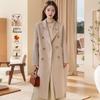 MOKANA Elegant Women's Double-Faced Wool Long Coat MKNJD3002