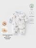 Newborn Baby Winter Jumpsuit: Thickened Pure Cotton, Class A, Warm Padded Crawling Outfit