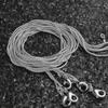 5 Pcs/1 Pcs Men Women Snake Chain Necklace Fashion Wedding Party Exquisite Jewelry (16/18/20/22/24/26/28/30inch)