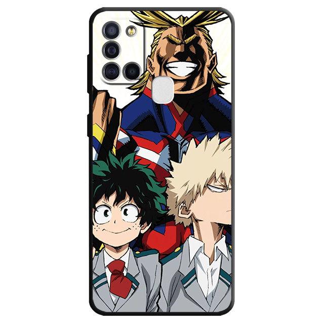 My Hero Academia Phone Case For Samsung Galaxy A03 Core A04 A50 A02 A01 A10 A20e A10s A70 A40 A03s A04s A02s Tpu Soft Bag Cover