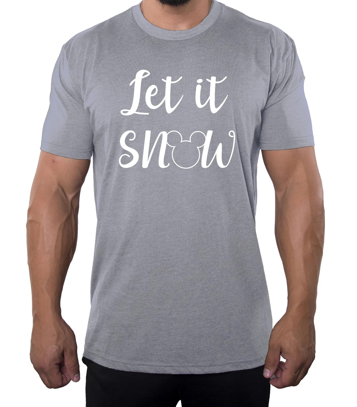 

Let It Snow Mickey Head Man s Shirts, Christmas Tees, Man s Snow Mickey Shirts! 3XL