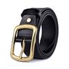 Men'S Leather Belt Cowhide Pin Buckle Belt Casual Pants Belt