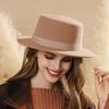New Autumn and Winter Women's Felt Hat British Retro Elegant Hat Big Brim Casual Versatile Top Hat