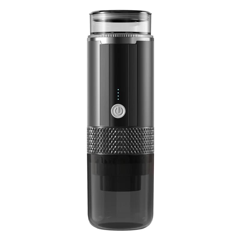 Electric Portable Coffee Machine Capsule Ground Coffee Brewer for Coffee Powder And Coffee Capsule - Coffee Maker чёрный