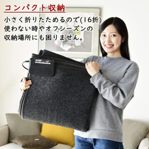 Yamazen Hot Carpet 2 Tatami Mats (175cm x 175cm) Dust Mite Prevention Function 5 Temperature Adjustment Levels Left and Right Heating Side Switching 6