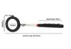 Universal Telescopic Undercarriage Inspection Mirror with Light for Car Repair