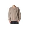 adidas crew neck pullover long sleeve sweatshirt for men, light brown