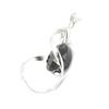 Les Trésors De Lily [F6290] - Silver Pendant 'Linda' Black Silver (rhodium Plated) - 35x15 Mm