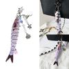 Fish Bag Pendant Bag Charm Fishing Keyring Plastic Texture Key Accessory Suitable for Fashion Women Girls Present