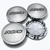 4 piezas/Set 75 mm / Clips 65 mm Emblema Insignia Logo Rays Tapacubos Centrales de Rueda de Coche Tapa de Cubo de Rueda Tapa de Cubo de Llanta Reemplazo Accesorios para Coche