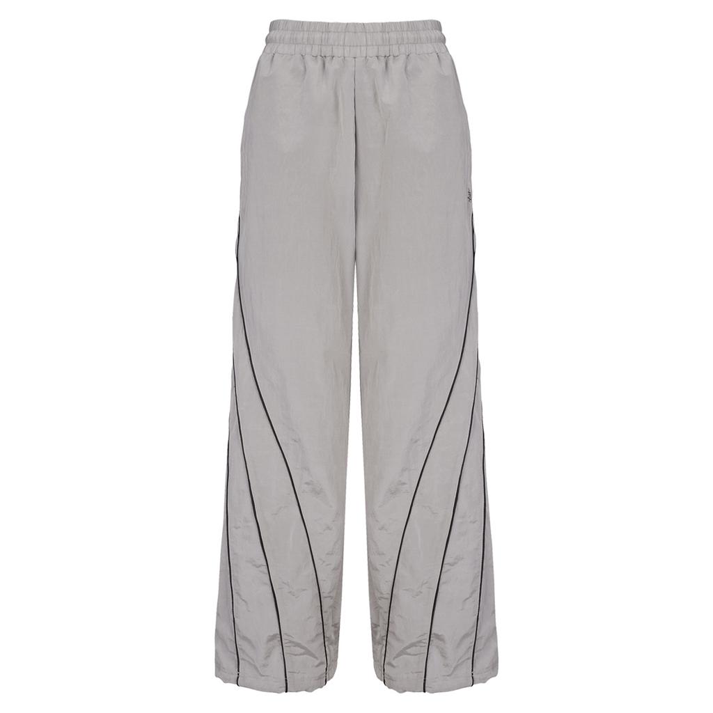 WANNABEZFIT Symmetric Woven Wide Pants Gray