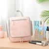Yousheng Travel Toiletry Bag Cosmetic Organizer with Hanging Hook 2 Side Pockets Waterproof Portable Makeup Bag for Business Trips Overnight Stays