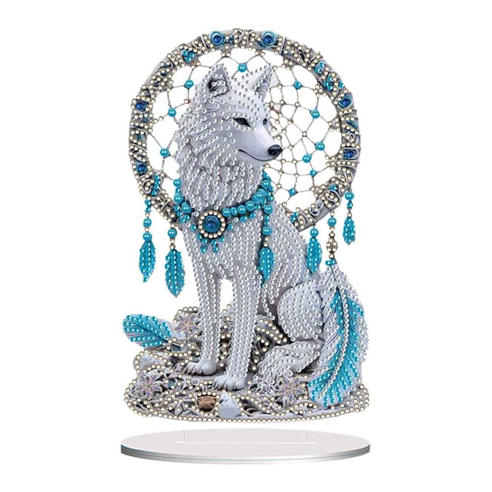 

Animal Special Shape Table Top Diamond Painting Ornament Kits 5D DIY Diamond Art Tabletop Decorations for Home Office Decor