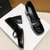 Britischen Stil Retro Temperament Mary Janes frauen Schuhe Karree Alle-spiel High Heels Pumps 2024 Neue Mode Frühjahr herbst