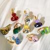 Anti Tarnish Hoop Earrings Gold Plated Stud Earrings Trendy Crystal Earrings  for Women