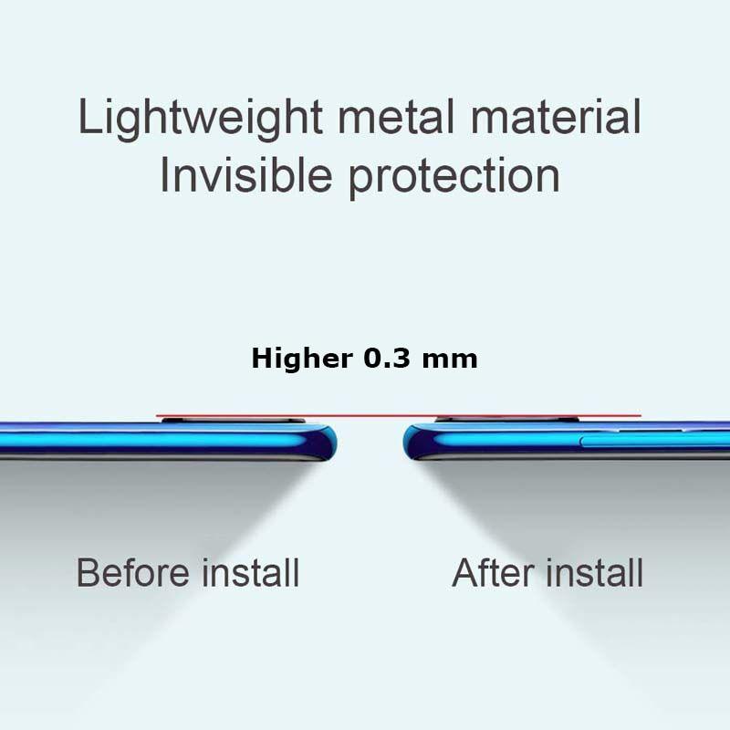 For Motorola Moto G85 Luxury Camera Circle Metal Lens Glass Anti-scrached Case Cover Protection Ring Guard Protector