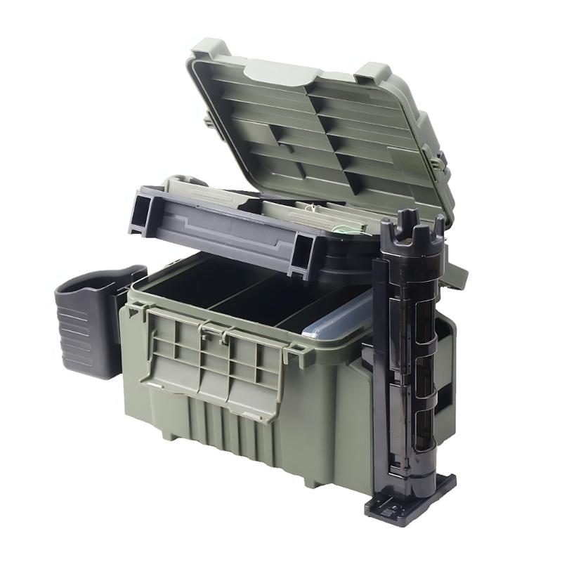 Adjustable Dividers Fishing Tackle Boxes Baits Lure Hook Accessories Box Storage