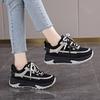  Classic Chunky Sneakers Lac Up Platform Casual Shoes For Women