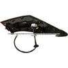 Taillights for 2018-2021 Toyota Camry XLE/XSE with Bends: 81550-06850, 81560-0