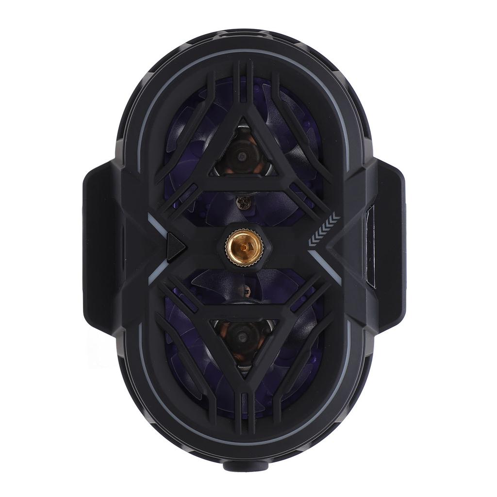Phone Cooler Double Core 3 Level Cooling Temperature Display RGB Cellphone Radiator for Gaming Live
