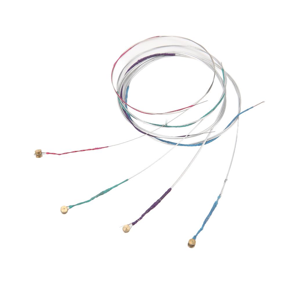 Violin String 4 4 Silver Universal Set Nickel Plated Ball Head Instruments Accessories