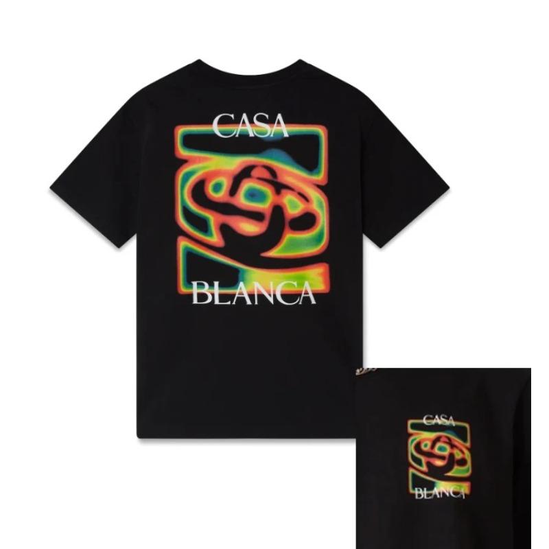 Vânzare Fierbinte T-shirt cu Imprimeu Grafic Casa și Arcuri Mânecă Scurtă Modă High-street Bărbați Femei Larg Casual Supradimensionat Gât Rotund Vară Nouă Tee