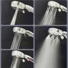 Nano Bubble Shower Head, 5 Modes, Beautiful Skin/Moisturizing, Water Saving, Increased Pressure, Stop At Hand, Compatible with Low Comes 4 Adapters