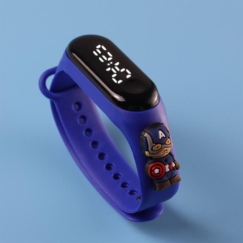 Cartoon  Electronic  Watch Life Waterproof Student Touch Screen Digital Led Watch (mi 3 Movement)