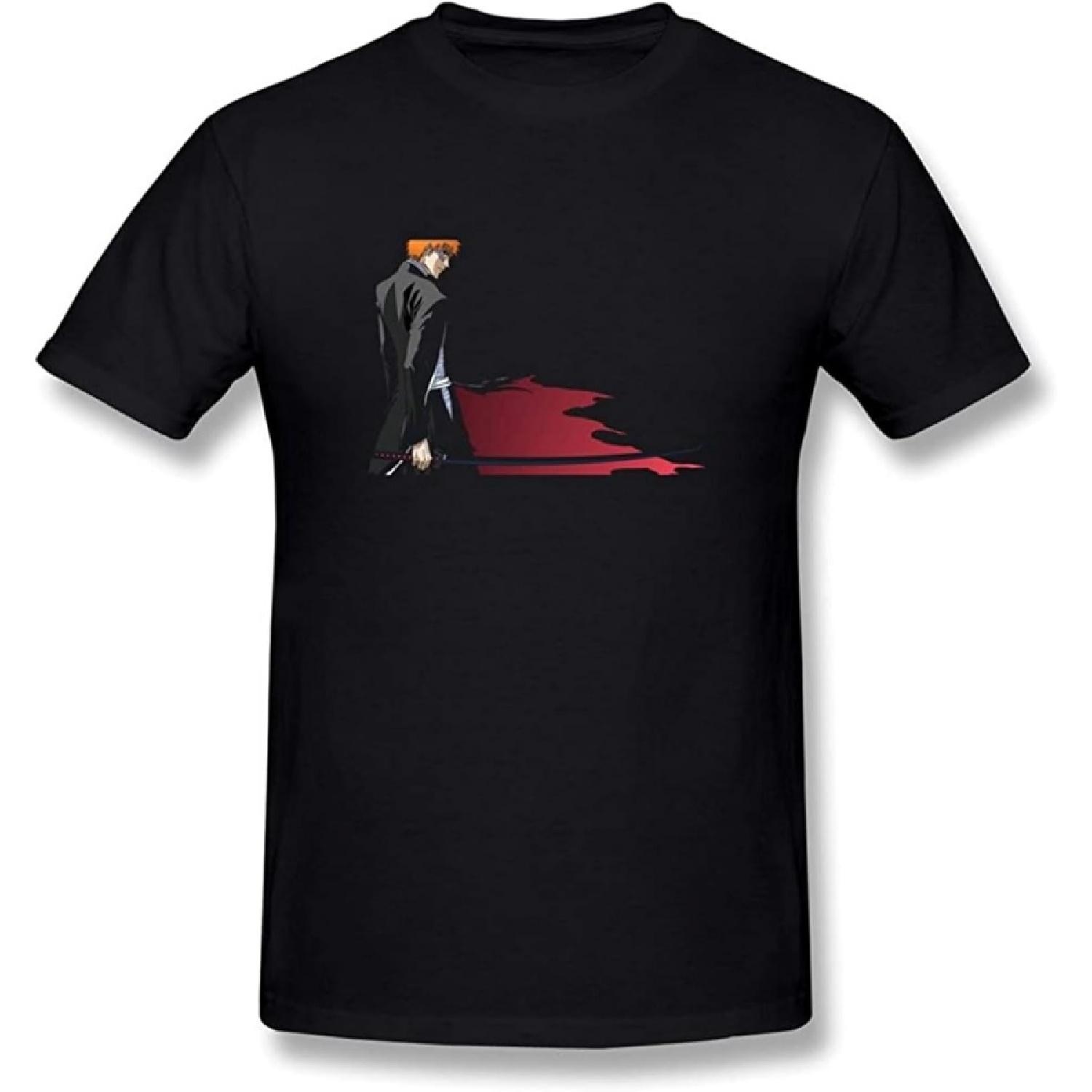 

Biotemed Man s Kurosaki Ichigo Cotton T Shirt Men s Male XXXXXL різнокольоровий