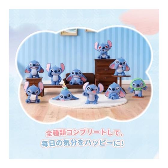 TOP TOY Disney Stitch "Emoji 1st Edition" Series [1 Piece] Gacha Gacha Blind Box Figure Soft Vinyl PVC Premium Toy Birthday Present Disney Stitch For
