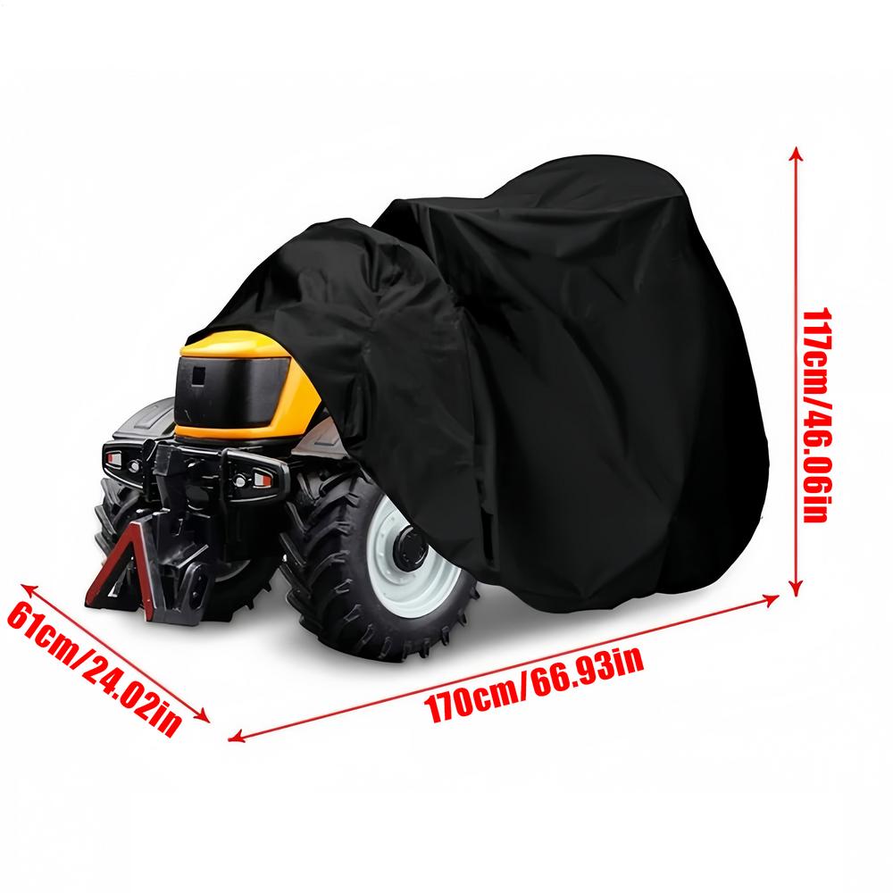 ATV Cover 210D UV Protection Dustproof Protector Waterproof Tractor Cover ATV Tractor Cover Foldable and Easy To Store Portable
