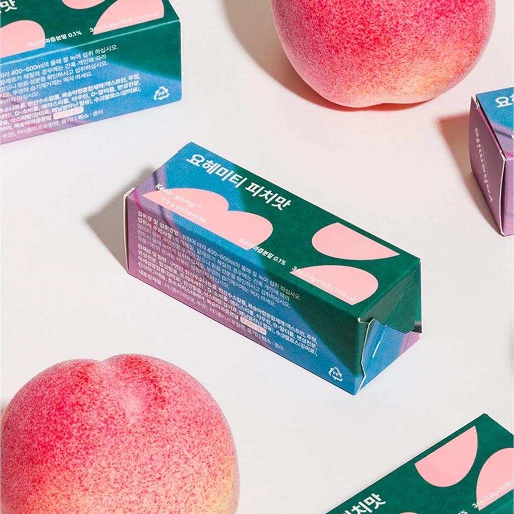 Yohemite Water Peach Flavor Refreshing Fruit Flavored Drink