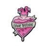 Purple Magic Bottle Moon Potion Pink Chemistry Enamel Pins Cute Coffe Milk Brooches Women Men Jeans Coat Lapel Pin Badges Dsecor