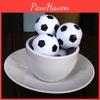 White Mini Toy Soccer Ball For Kids Soft Pu Foam Non-inflatable Solid Sports Ball
