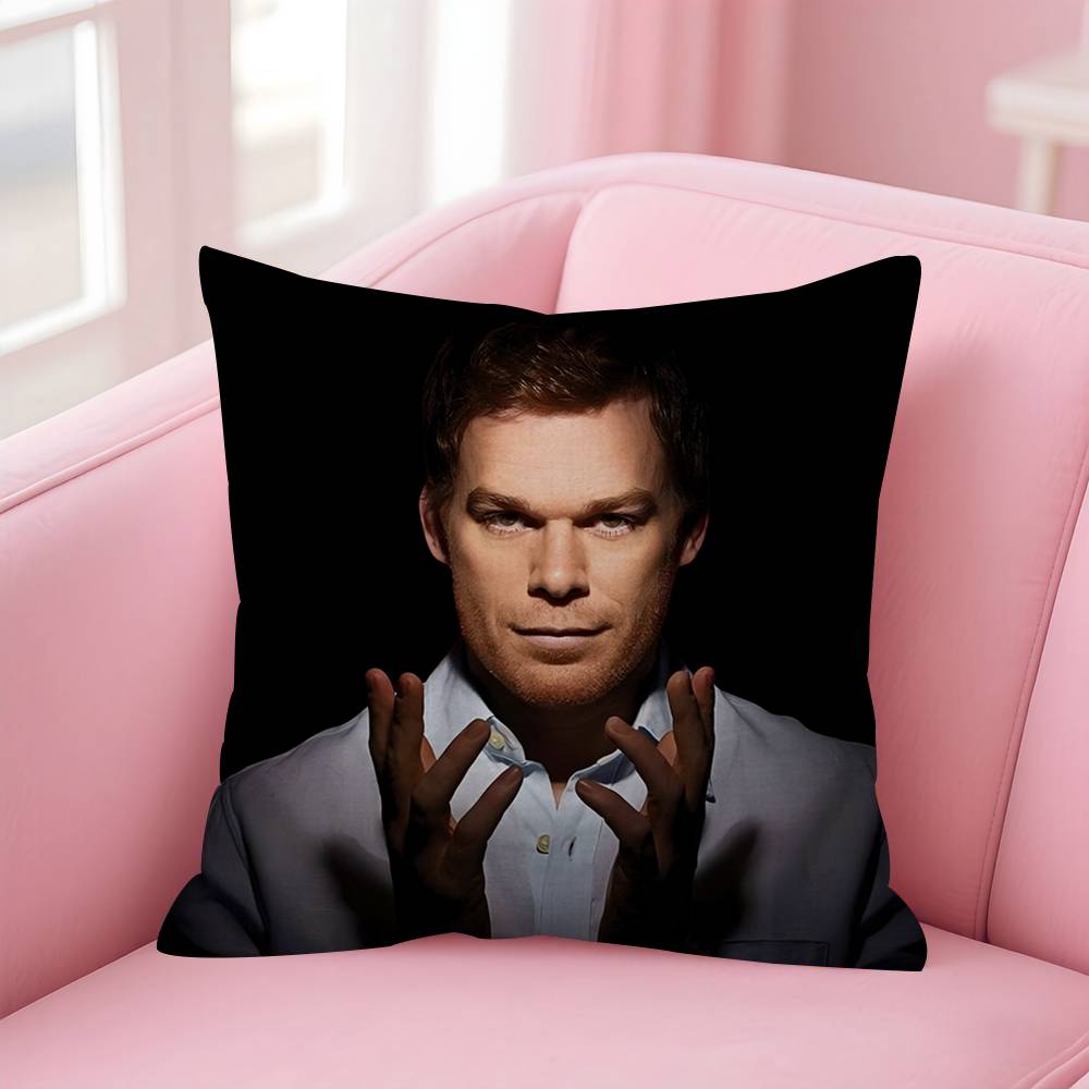 Dexter Morgan TV Office Cushion Pillowcase Car Cushion Cover45X45CM Lumbar Pillowcase Sofa Pillowcover