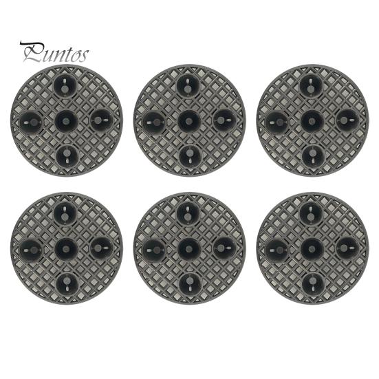 Non Scratch Pot Stands 6Pcs Plant Risers, 8 Inch Round Plastic Durable Risers Elevator Stands, Feet for Indoor Outdoor Flower Pots Tabletop