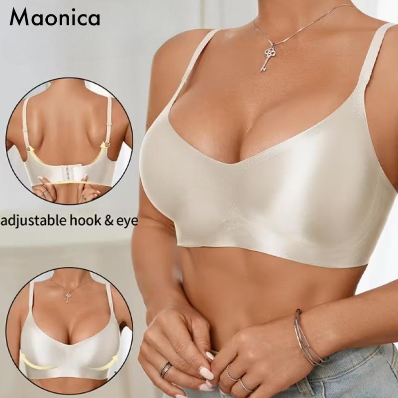 European Size Lifting Wire-free Seamless Sports Bra with Side Support