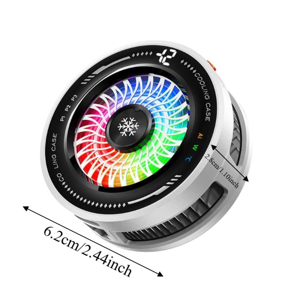 4 Modes AI Smart Temp Control Cooler Large Heat Dissipation Area Cellphone Radiator  Playing Game