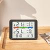 Magnetische Hänge-Digitaluhr mit Innenraumtemperatur- und Luftfeuchtigkeitsanzeige Großer LCD-Bildschirm für Schreibtisch, Wand, Kühlschrank
