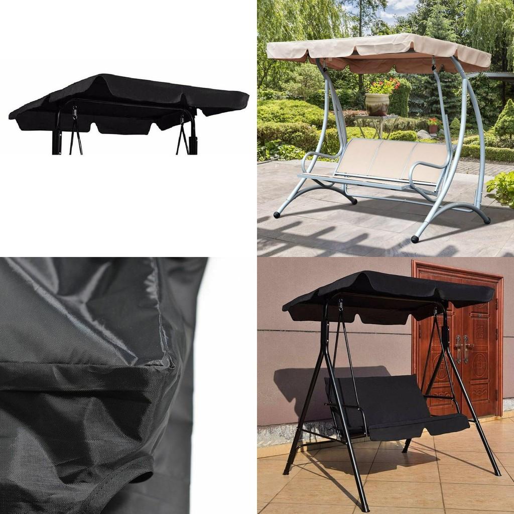 Anti-uv Swing Seat Canopy Cover With Bandages For Outdoor Use